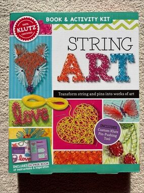 NWOT Klutz String Art Kit — Multicolor Book & Activity Set